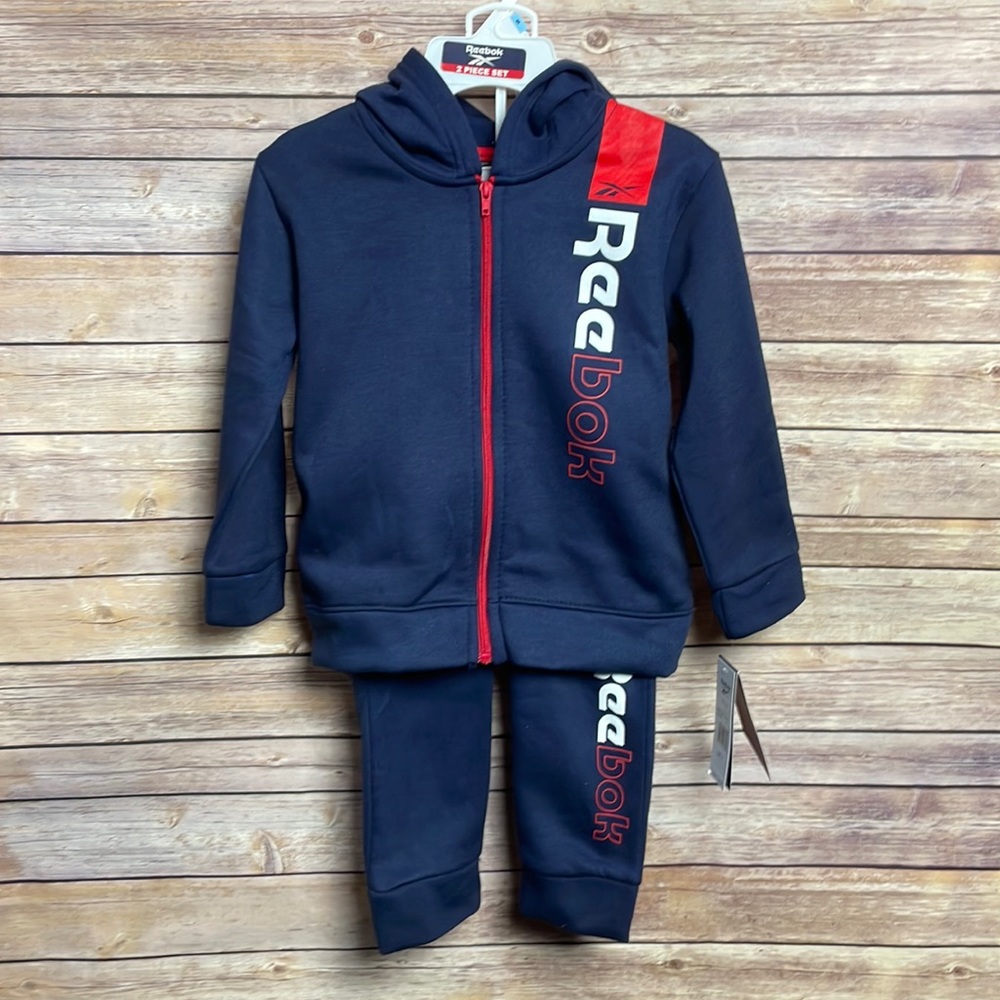 Boys Reebok Hoodie & Sweatpants 2 Piece Set